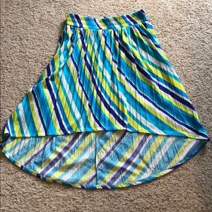 High low crinkle skirt size medium NWOT